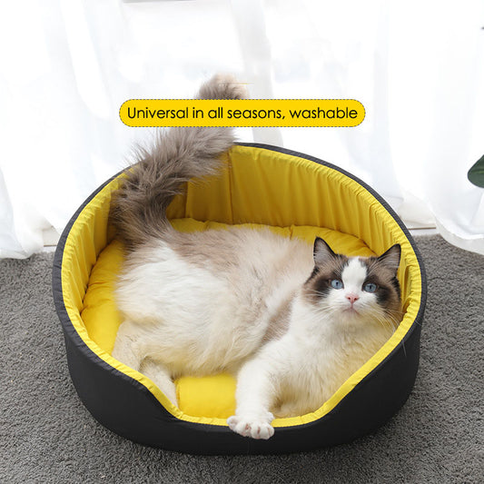washable winter pet bed