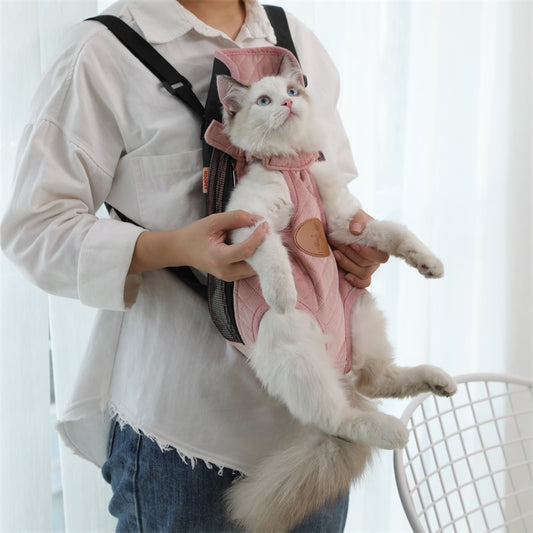 Portable cat backpack