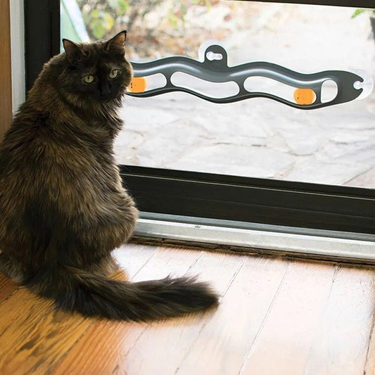 Windowsill Cat Track Ball toy