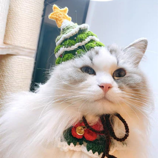 Christmas Handmade Woolen Pet Hat