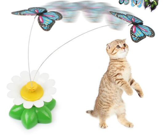 Electric Automatic Rotating Flower for cats